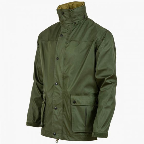 Highlander Outdoor tempest rain jacket in green, men's lightweight waterproof jacket