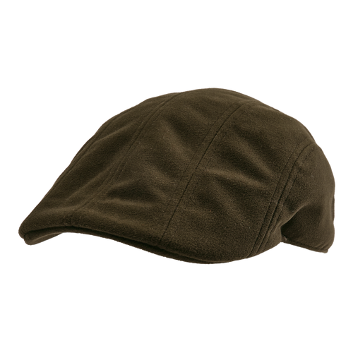 Deerhunter Pro Gamekeeper Flat Cap in Peat, men's breathable peaked cap
