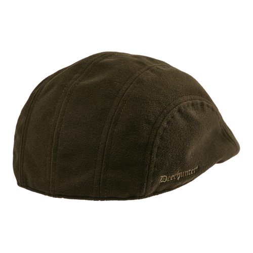 Deerhunter Pro Gamekeeper Flat Cap in Peat, men's breathable peaked cap