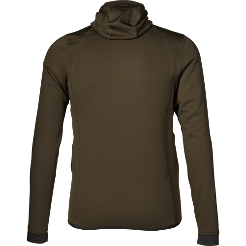 Seeland Men's Power Fleece in pine green, a comfortable and versatile jacket for everyday wear.
