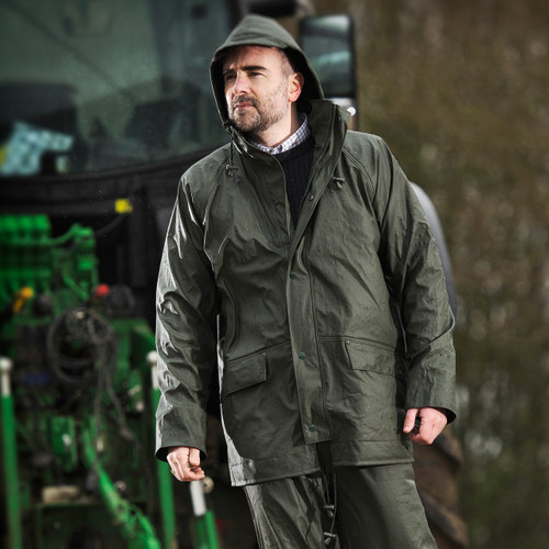 Castle Fort Air Flex Jacket, a PU fabric waterproof jacket