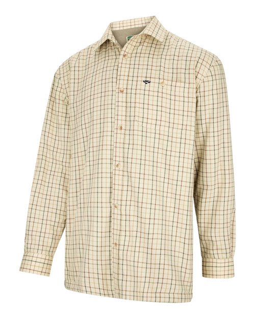 Hoggs of Fife Micro Fleece Lined Shirts, men's warm shirts in country check patterns