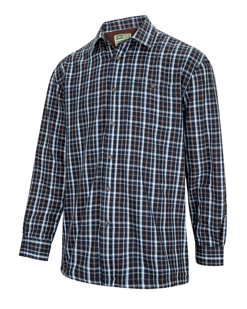 Hoggs of Fife Micro Fleece Lined Shirts, men's warm shirts in country check patterns