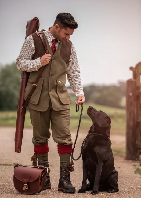 Alan Paine men's Combrook Tweed shooting breeks