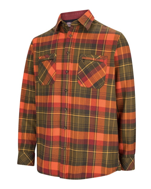 Hoggs of Fife Countrysport shirt, men's flannel cotton shirt in country check patterns