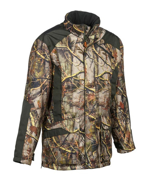Percussion Brocard Jacket in Ghost Camo Forest Evo, men's waterproof camouflage jacket