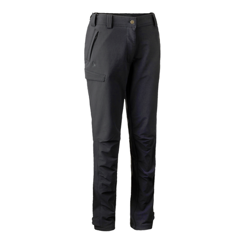 Deerhunter Lady Ann Full Stretch Trousers in Black, women's lightweight shooting trousers