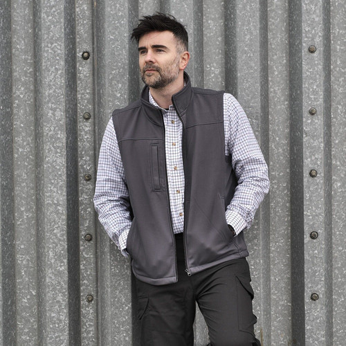 Castle Fort Breckland Bodywarmer, men's softshell gilet
