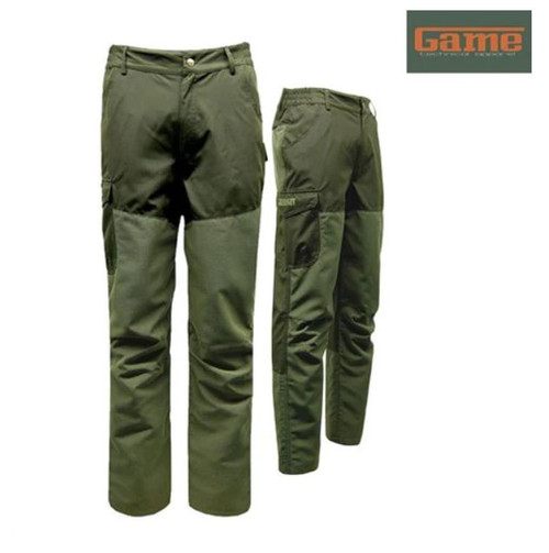 Game Children's Excel Trousers, kid's waterproof and breathable trousers in green