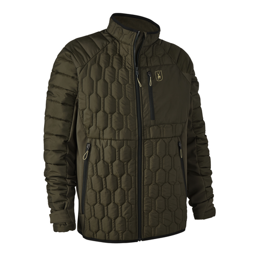 Deerhunter Mossdale Quilted Jacket in green, men's quilted jacket