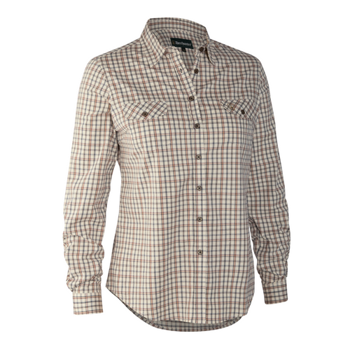 Deerhunter Lady Harper Shirt, women's country check shirt with green check