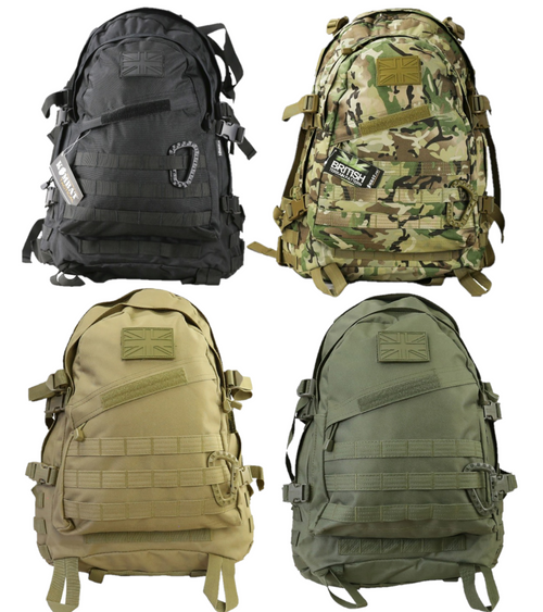 Kombat UK Special Ops Pack, a 45 litre tactical style, Molle compatible rucksack