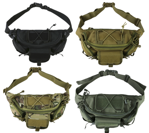 Kombat UK Tactical Waist Bag with padded back panel