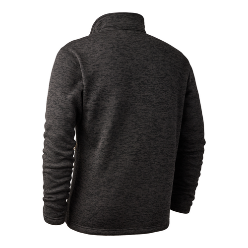 Deerhunter Sarek Knitted Jacket 5985 in grey, men's knitted jacket for shooting