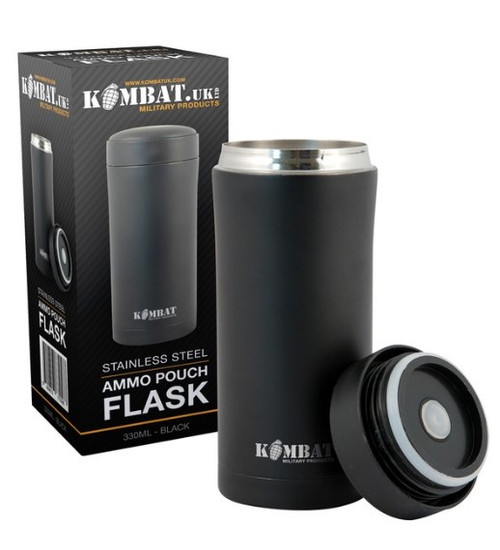 Kombat UK Ammo Pouch Flask in black