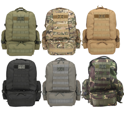Kombat UK Expedition Pack, 50 litre rucksack which is Molle compatible