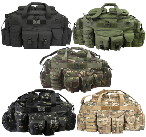 Kombat UK Saxon Holdall in 125 litre capacity, Molle compatible holdall