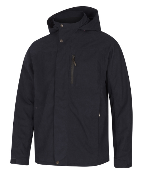 Hoggs of Fife Struther Jacket with zip in navy, men's waterproof jacket