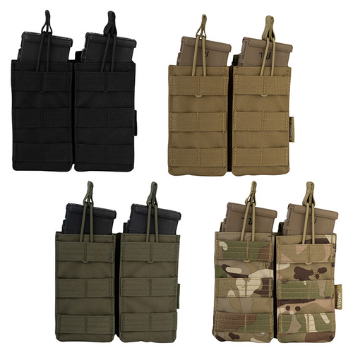 Viper Quick Release double magazine pouch, Molle compatible.
