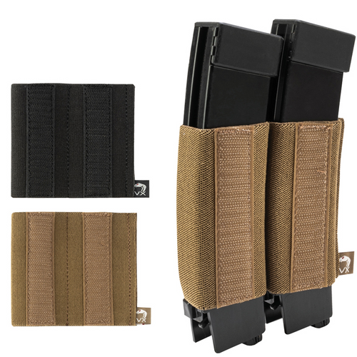 Viper VX Double SMG magazine sleeve, will fit most SMG magazines. Hook and loop attachment.