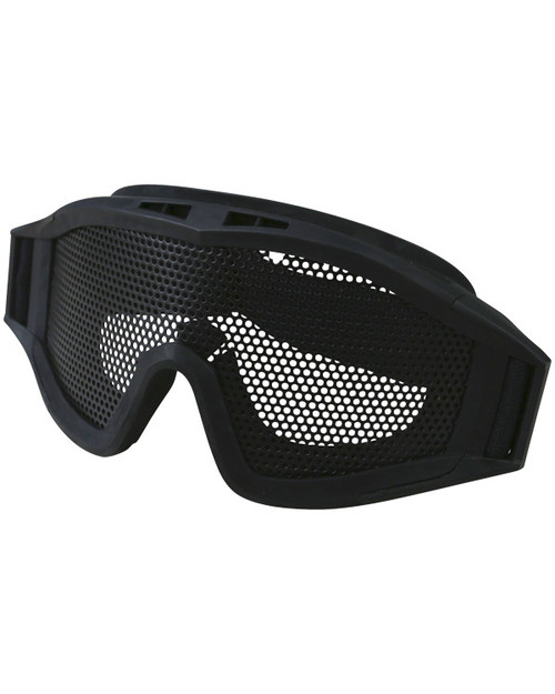 Kombat UK Operators Mesh Goggles in black with steel mesh