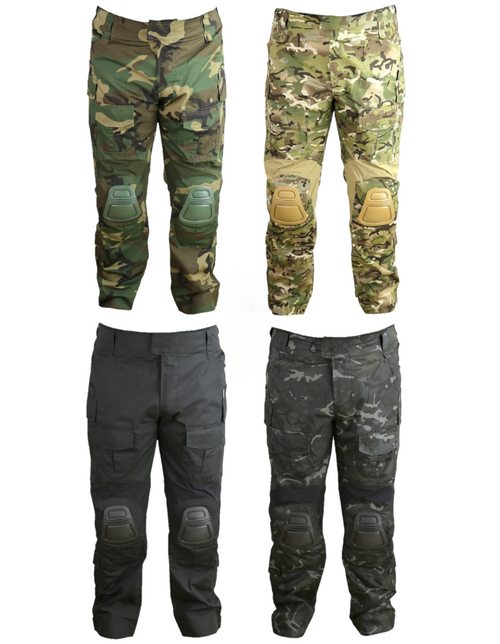 Kombat UK Special Ops Gen2 Trousers, men's combat trousers with knee pads