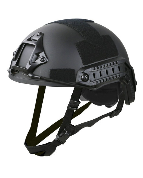 Kombat UK Fast Helmet Replica Airsoft with Adjustable strap in black