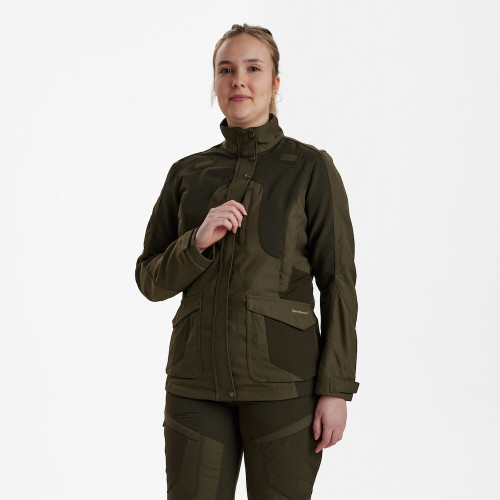 Deerhunter Lady Ann Extreme Jacket in green, women's lightweight shooting jacket