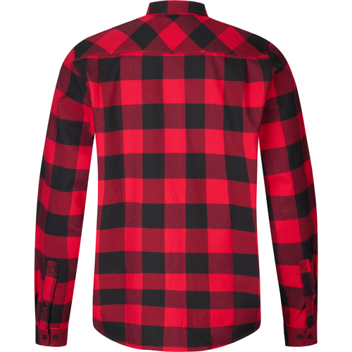 Seeland Toronto Shirt in Red Check, men's lumberjack style shirt