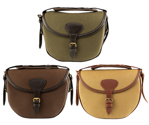 Jack Pyke Canvas Cartridge Bag in green, hold approx. 100 loose cartridges