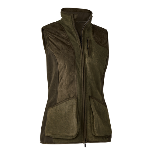 Deerhunter Lady Pam Shooting Waistcoat, women's country fleece gilet