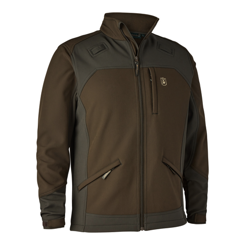 Deerhunter Rogaland Soft Shell Jacket, men's brown country jacket