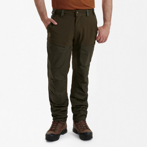 Deerhunter Strike Trousers with Membrane, men's waterproof shooting trousers in green