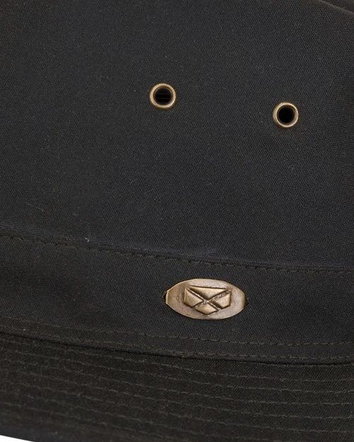 Hoggs of Fife Caledonia Waxed Wide Brimmed Hat, water repellent hat