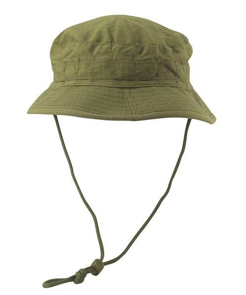 Kombat UK British Special Forces Hat with chin strap, wide brim hat