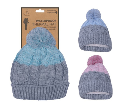 Bartleby Waterproof Thermal Hat with Sherpa Fleece Lining