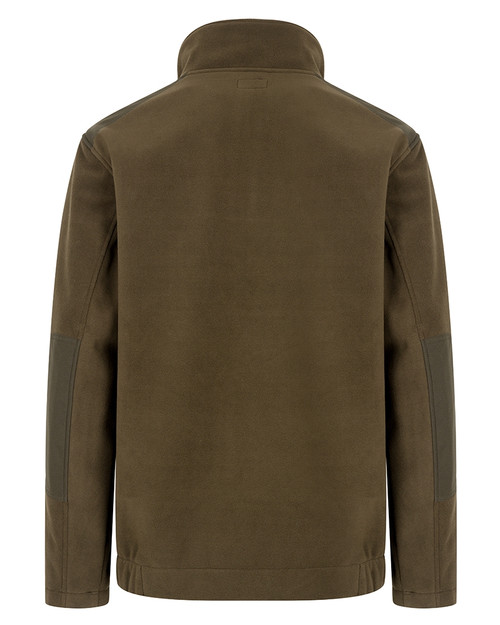 Hoggs of Fife Green King 2 Fleece, men's waterproof fleece pullover in green