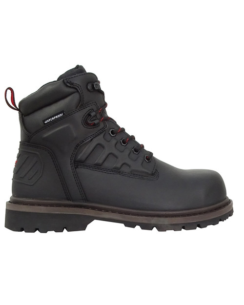 Hoggs of Fife Hercules Safety Boots in Black, men's lace up safety work boots