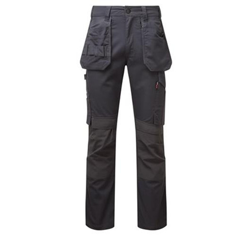 Tuffstuff Proflex Work Trousers 715 Grey Men's Workwear Slim Fit