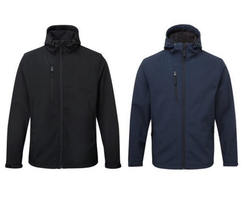 Fort Holkham Hooded Softshell Jacket, men's lightweight softshell jacket