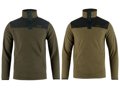 Jack Pyke Snap Neck Fleece Top Pullover, men's country fleece top