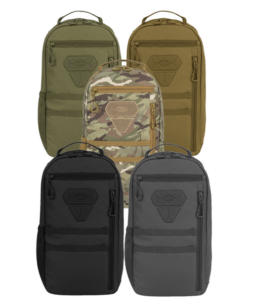 Highlander Scorpion Gearslinger Pack 12Litre Shoulder Bag with Molle Webbing in a choice of colours