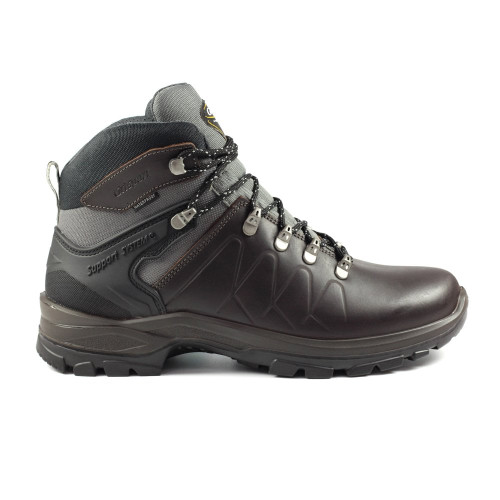 Grisport Kratos Hi Walking Boots, leather hiking boots in brown