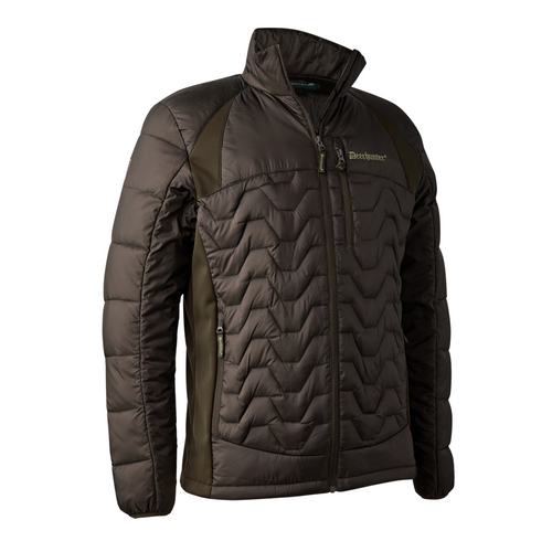 Deerhunter Excape Quilted Jacket in green, men's country quilted jacket
