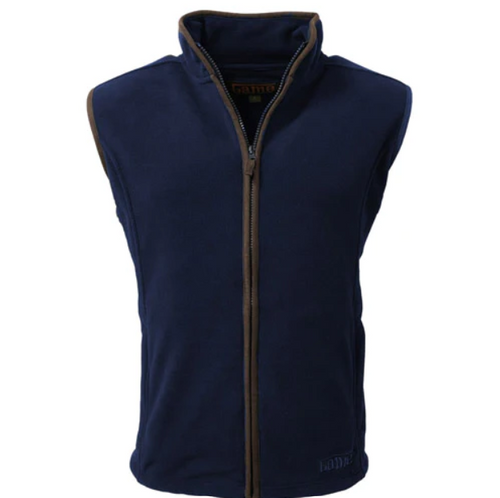 Men's Stanton fleece gilet in navy