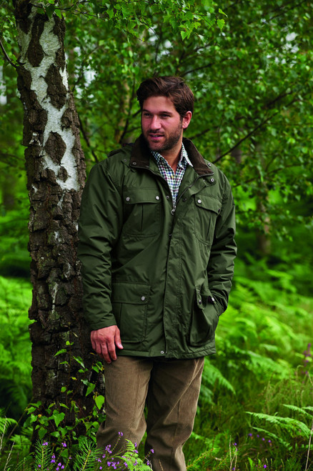 Champion Balmoral Jacket green, men's waterproof country jacket