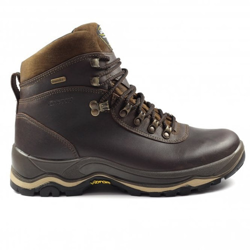 Grisport Evolution Hiking Boots in brown, men's waterproof leather walking boots