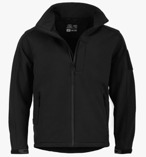 Highlander Odin softshell jacket. Men's water repellent and breathable jacket.