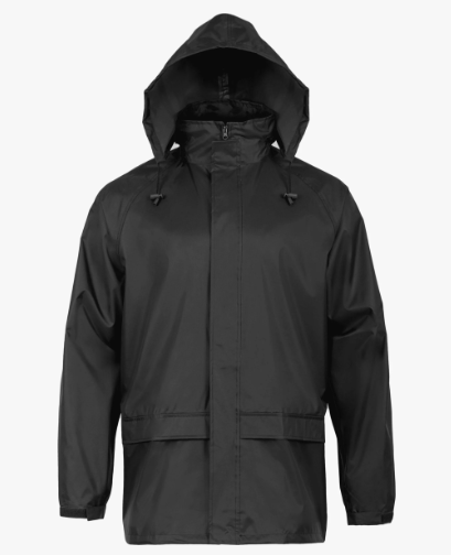Highlander Stormguard Jacket in Black, men's lightweight waterproof jacket
