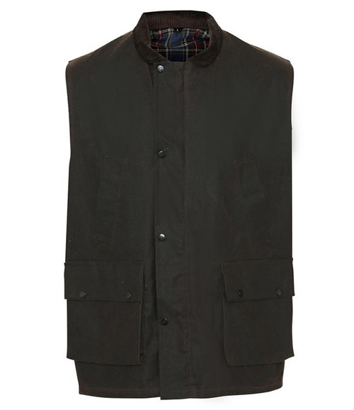 Champion Lanark Wax Bodywarmer, men's waxed cotton gilet